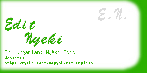 edit nyeki business card